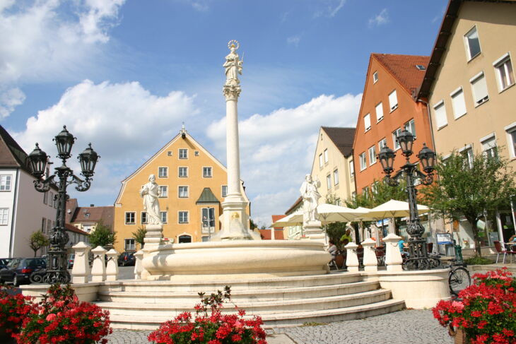 Marienbrunnen am Marienplatz